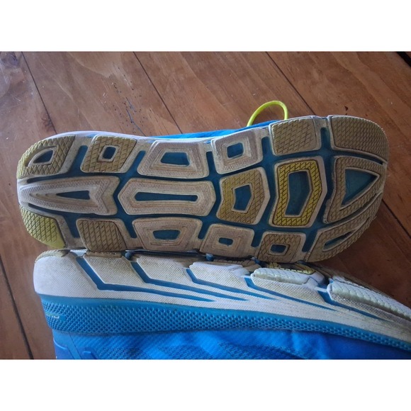 Altra Womens Duo Blue Yellow Road Running Shoes Lace Up Low Top Sz 9.5 - Picture 5 of 9